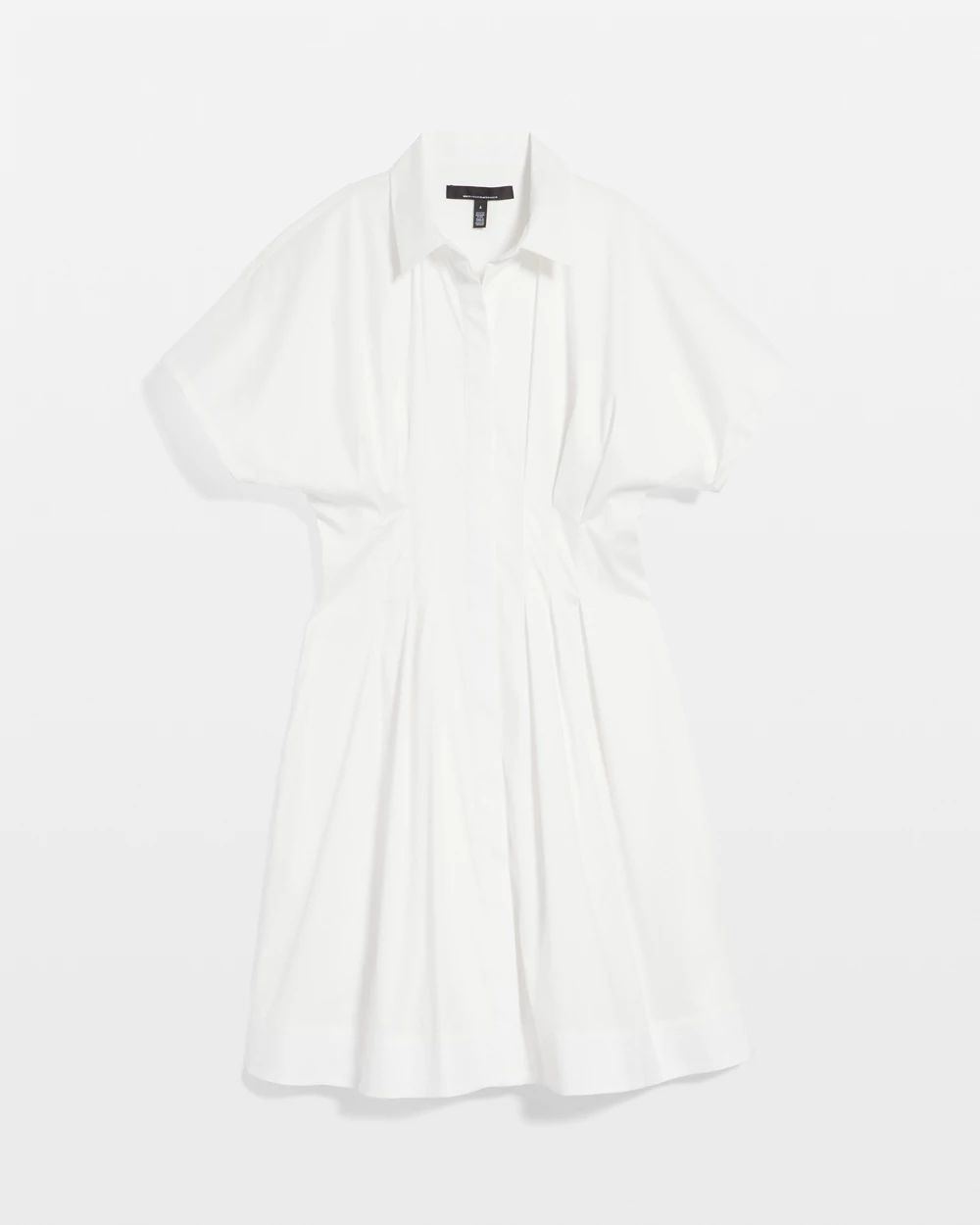 ☆CORSET LAYERED COTTON MAXI SHIRT DRESS/KIMHEKIM☆ Corset Layered Cotton Mini Shirt Dress (Black) - KIMHĒKIM